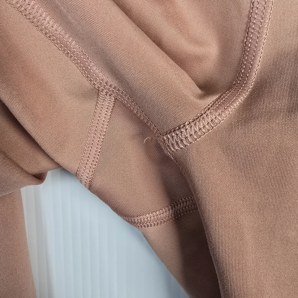 NIKE Women DriFit Studio Wrap Power High Rise Tights W Wrap Tie RoseGold Size XS